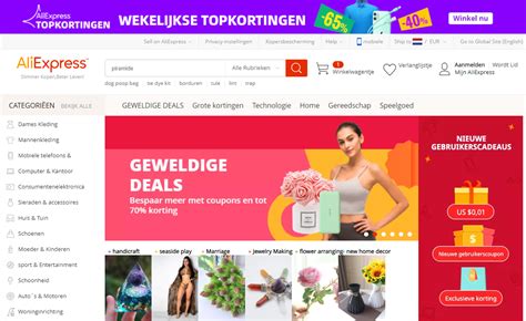 waar valt aliexpress op